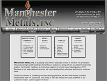 Tablet Screenshot of manchestermetals.com